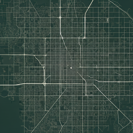 Service territory map visualization